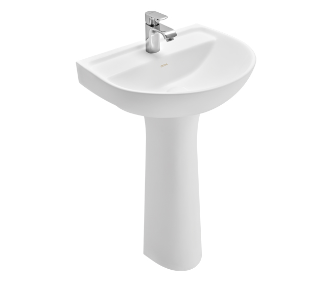 Buy CERA CAHIL Wash Basins with Full Pedestal at Best Prices